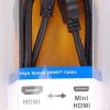 Glanz Glanz Hdmi (A) To Hdmi Mini (C) 1.8 Metres Cables