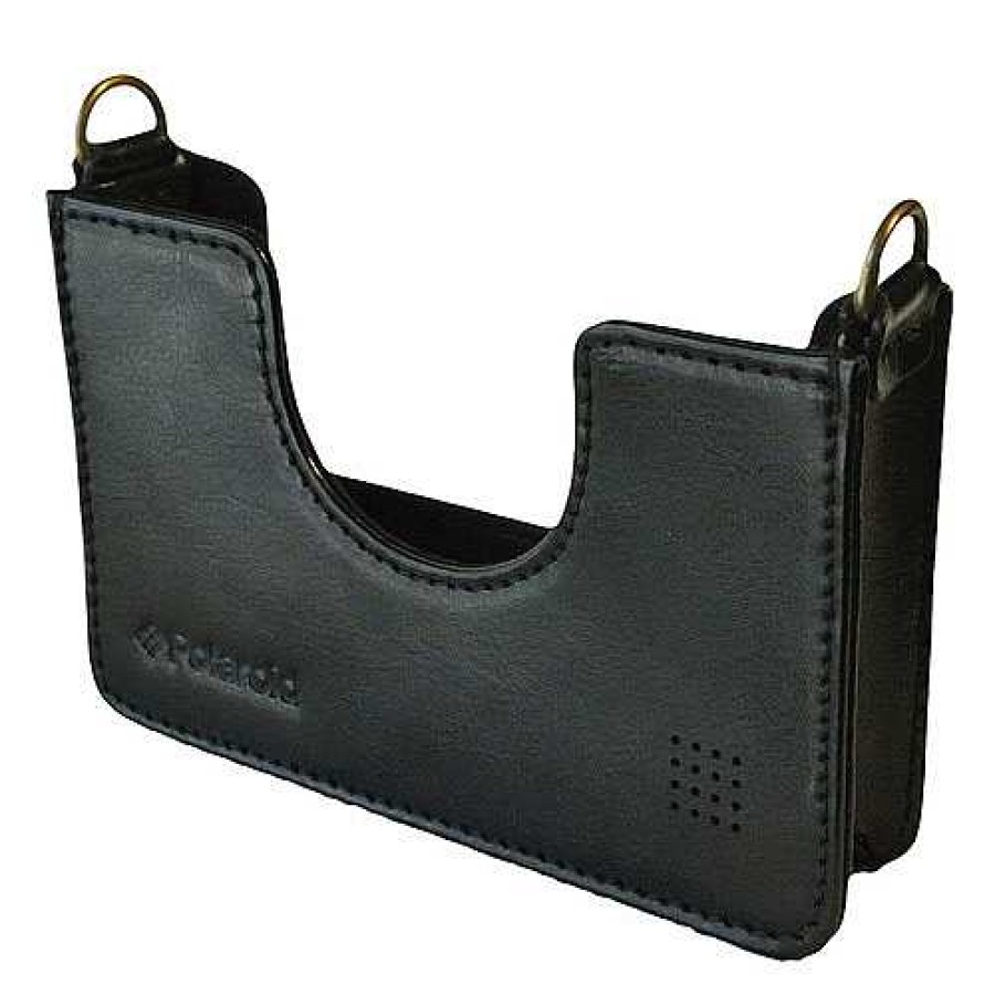 Polaroid Polaroid Socialmatic Leather Neck Holder - Black Compact Camera Bags