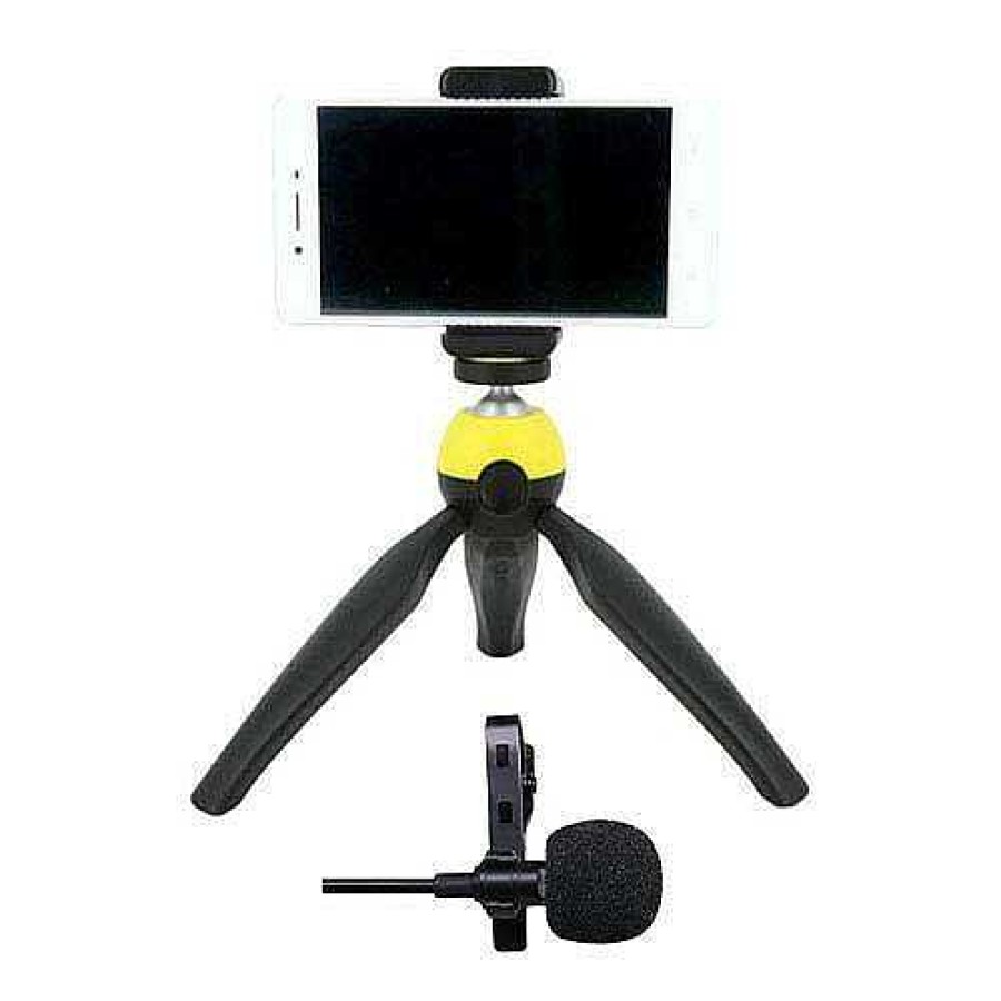 DCW Dcw Vlogger Kit With Microphone - Arimic Lavalier Podcasting