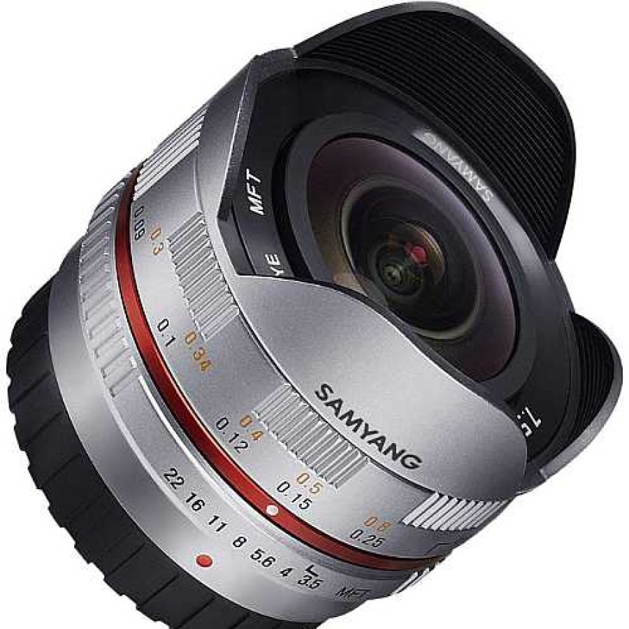 Samyang Samyang 7.5Mm F/3.5 Fisheye Umc Ii Lens For Mft - Silver Micro Four Thirds Mount