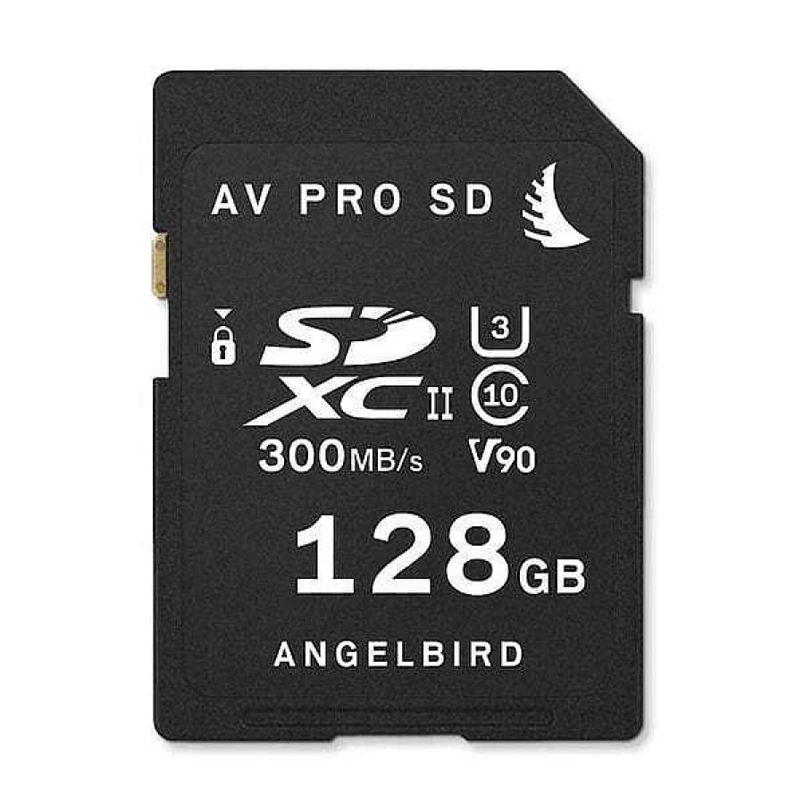 Angelbird Angelbird Av Pro 128Gb Sdxc Uhs-Ii 300Mb/S Memory Card - V90 Sd Memory Cards