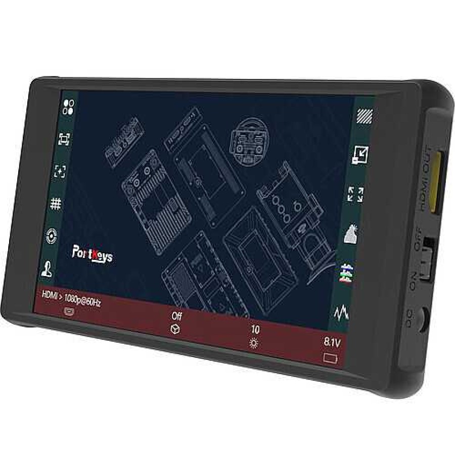 PortBests Portkeys Pt6 5.2" 4K Hdmi Touchscreen Monitor Video Monitors & Accessories