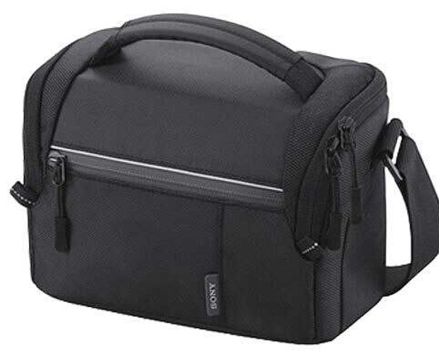 Sony Sony Lcssl10 Black Soft Carrying Case Slings, Shoulder & Messenger Bags