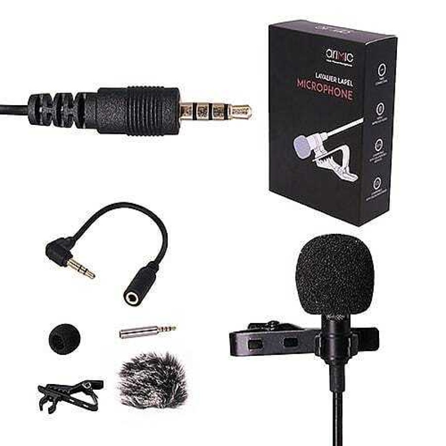 Generic Arimic Lavalier Lapel Microphone Microphones