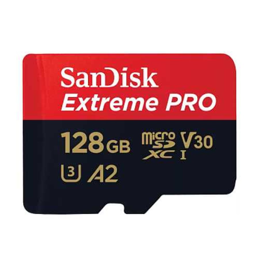 SanDisk Sandisk Extreme Pro 128Gb Microsdxc Uhs-I 200Mb/S Memory Card - V30 Microsd Memory Cards