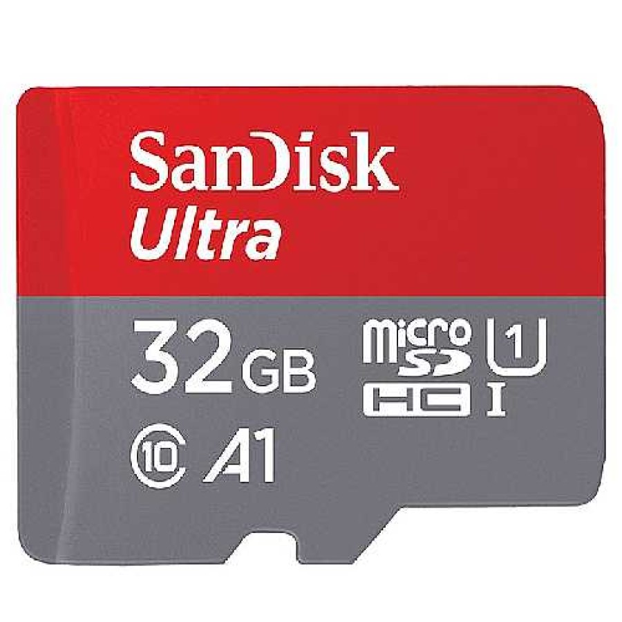 SanDisk Sandisk Ultra 32Gb Microsd Uhs-I 120Mb/S Memory Card With No Adapter - V10 Microsd Memory Cards