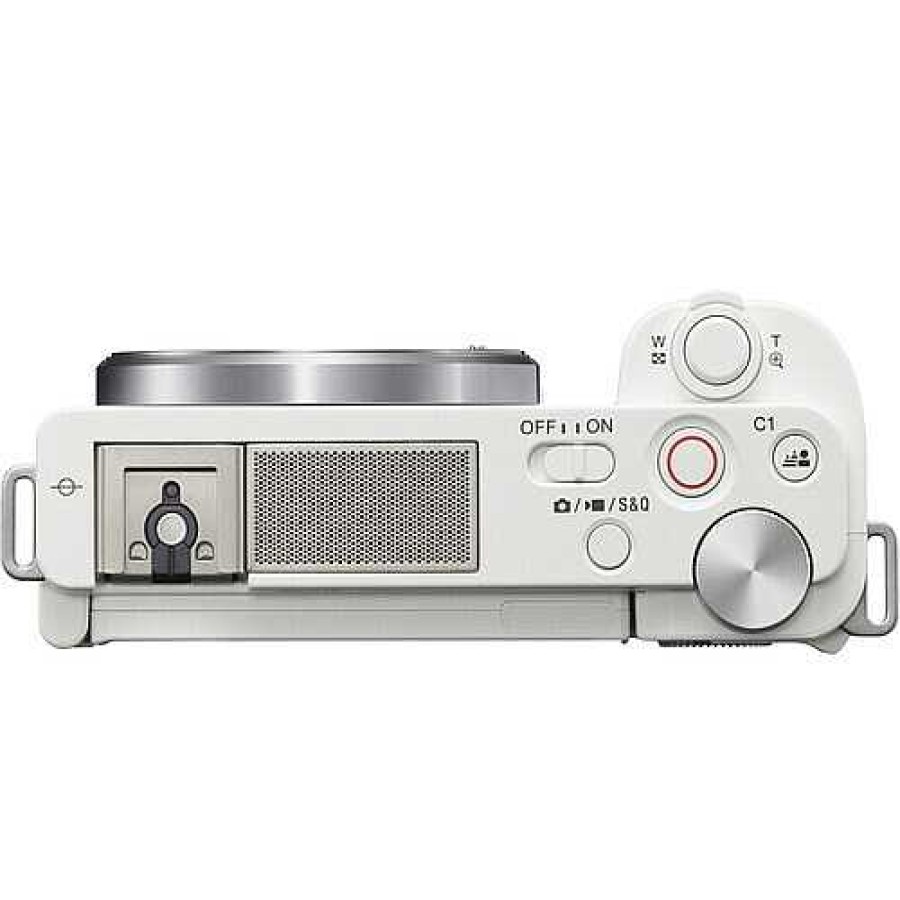 Sony Sony Zv-E10 + 16-50Mm Pz Oss Lens - White Mirrorless Cameras