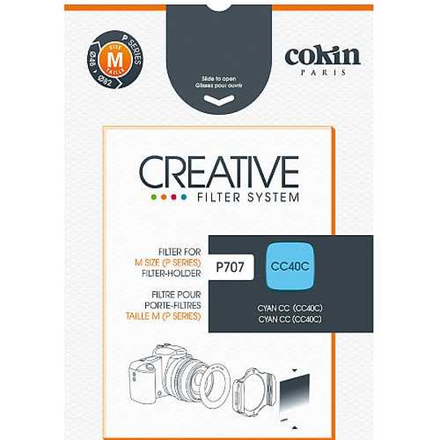 Cokin Cokin P-707 Cyan Colour Correction Cc40C Resin Filter Special Effect Filters