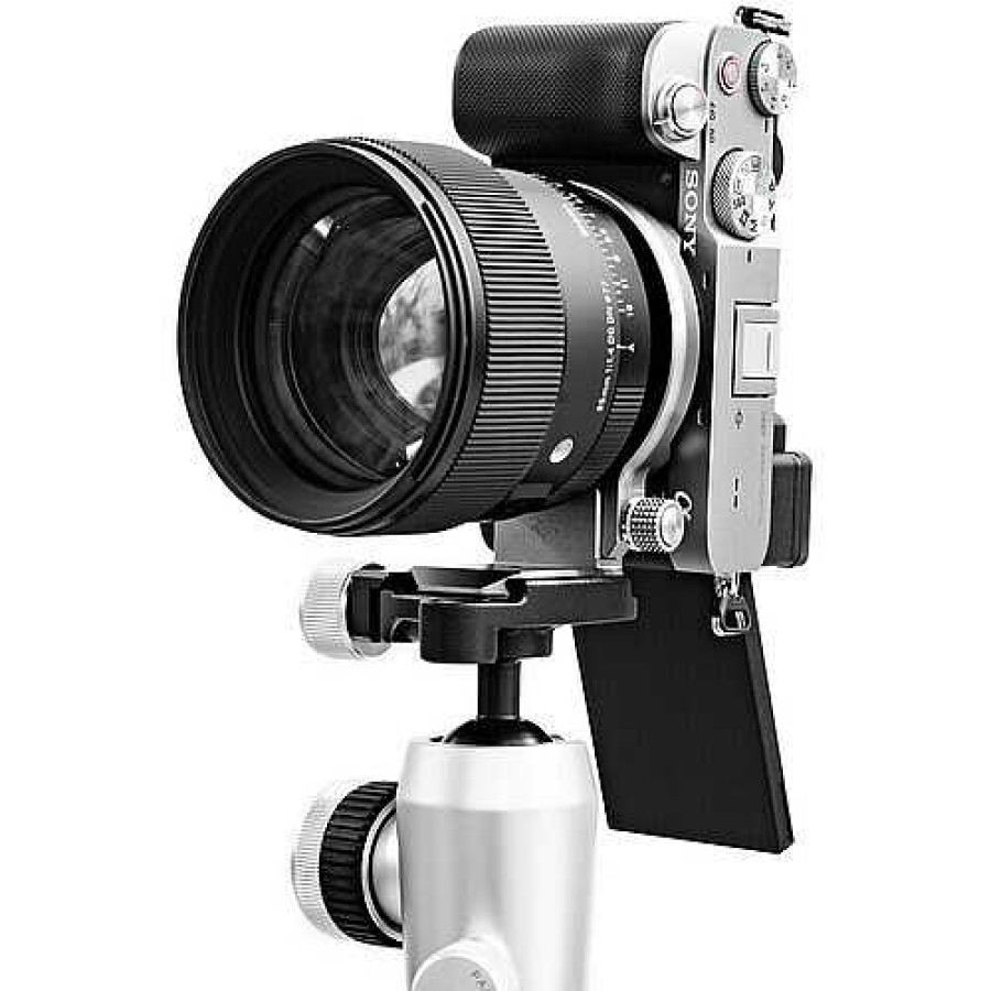 Silence Corner Silence Corner Atoll D Rotating Camera Collar For Select Dslr Cameras - Silver L-Brackets