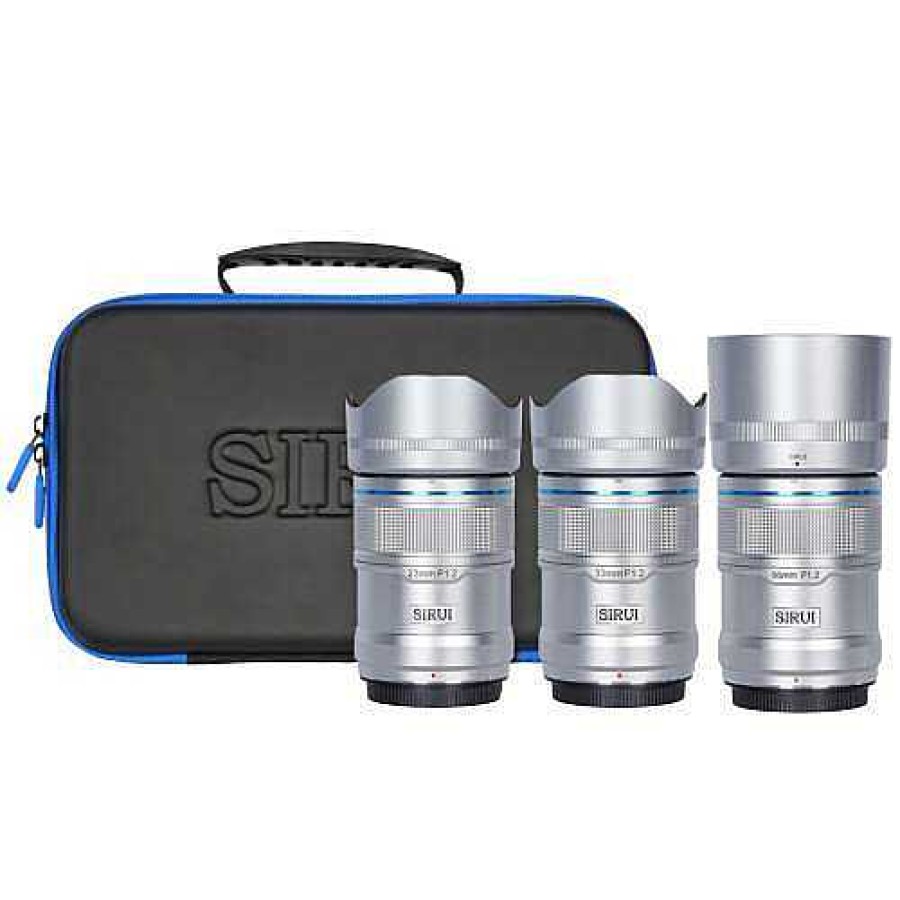 Sirui Sirui Sniper F/1.2 Apsc Auto-Focus Lens Set For Nikon Z Mount - Silver Nikon Z Mount