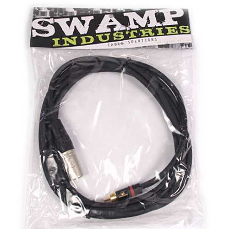 Swamp Swamp 6M Line Level Cable - Xlr(M) To Rca(M) Audio Dj Cable Audio Cables & Adapters