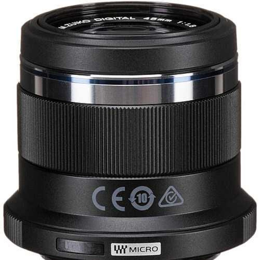 Olympus Olympus M.Zuiko 45Mm F/1.8 Lens - Black Micro Four Thirds Mount