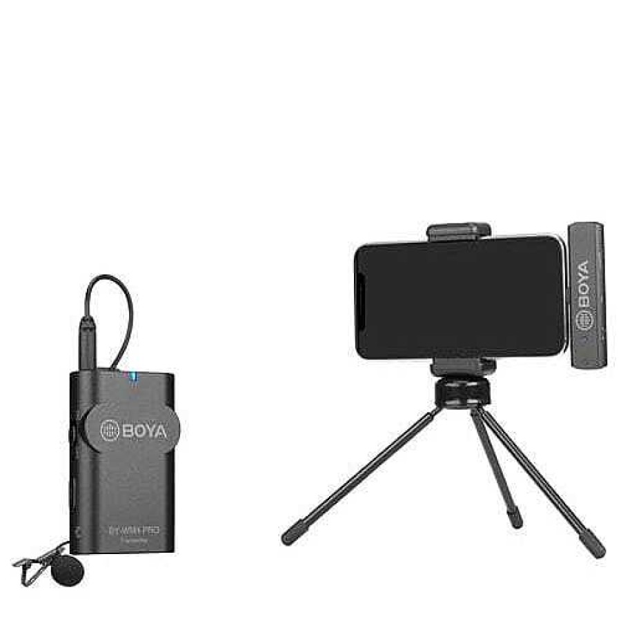 Boya Boya By-Wm4 Pro-K3, 2.4Ghz Wireless Microphone Kit For Ios 1+1 Microphones