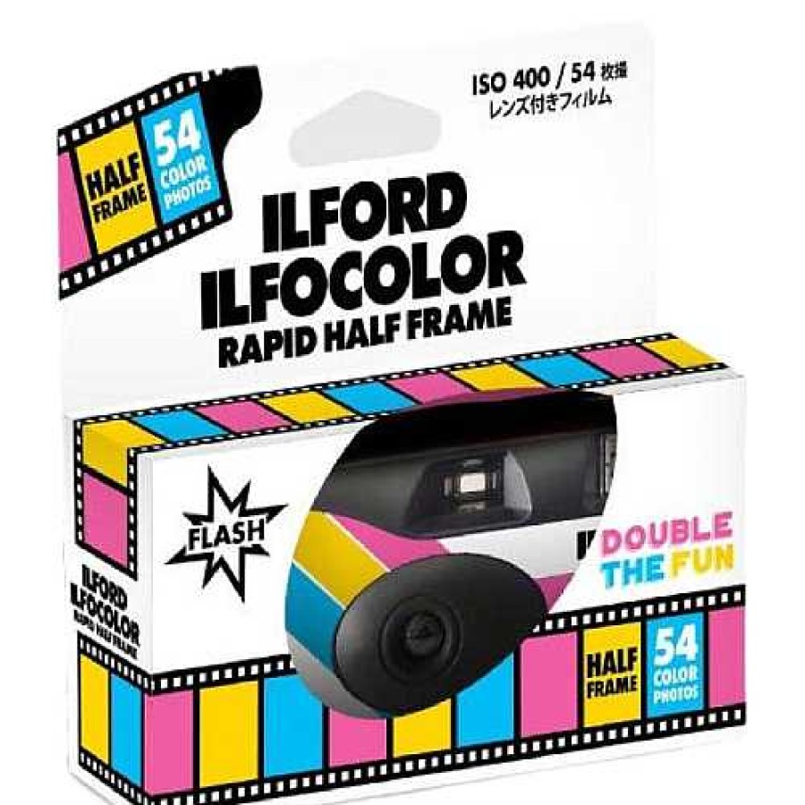 Ilford Ilford Ilfocolour Rapid Half Frame Single Use Camera - 54 Exposures Instant & Film Cameras