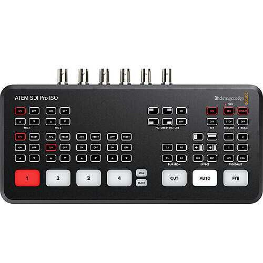 Blackmagic Blackmagic Atem Sdi Pro Iso Switcher Streaming & Capture Devices