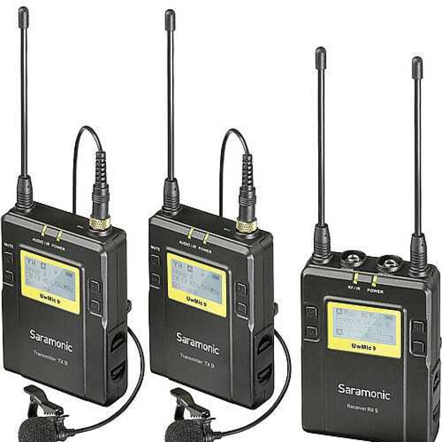 Saramonic Saramonic Uwmic9 Wireless Twin Lavalier Kit Microphones