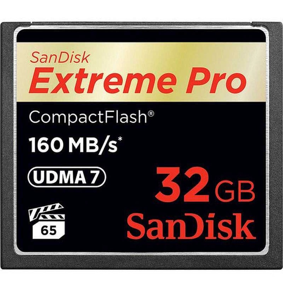 SanDisk Sandisk Extreme Pro 32Gb Compact Flash 160Mb/S Memory Card Cf Memory Cards