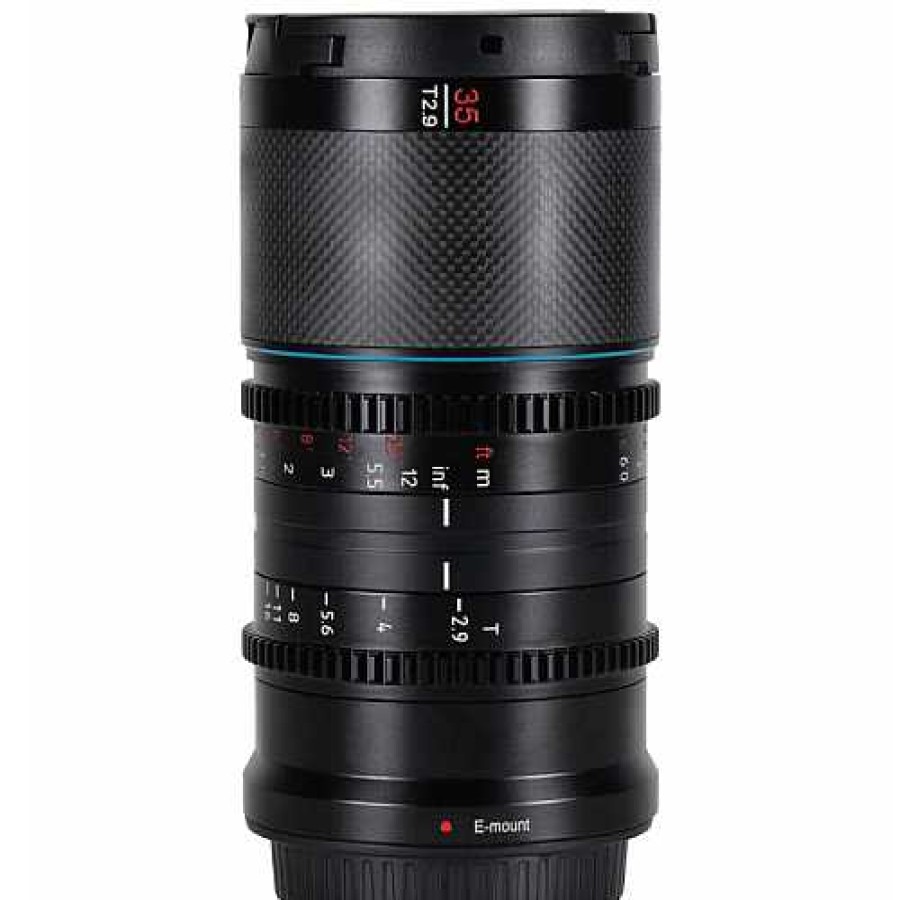 Sirui Sirui 35Mm T2.9 1.6X Carbon Fiber Anamorphic Lens For Sony E Mount (Neutral Flare) Canon Eos Rf Mount