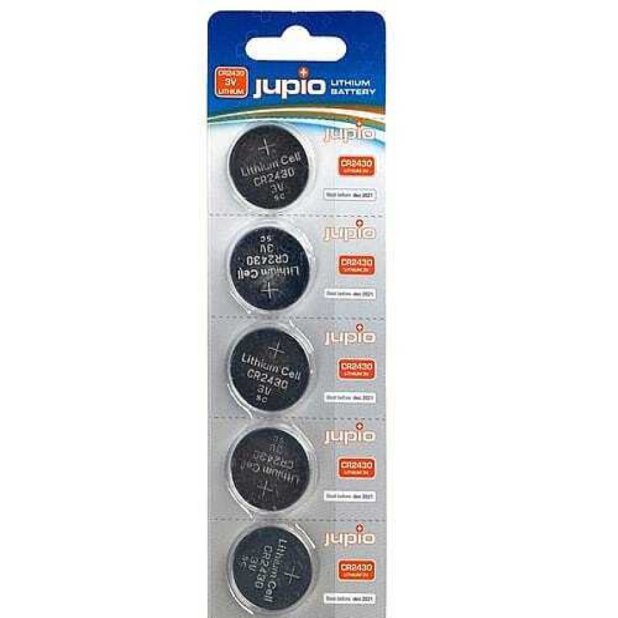 Jupio Jupio Cr2430 Li-Ion Battery Pack Of 5 Button Batteries