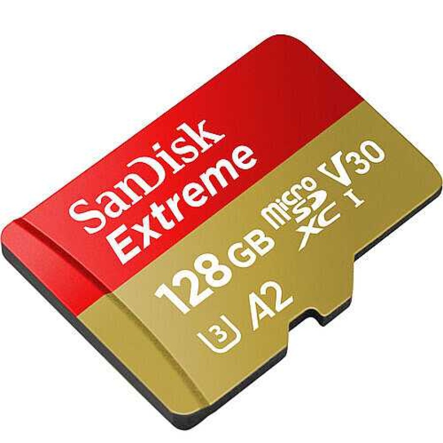 SanDisk Sandisk Extreme 128Gb Microsdxc Uhs-I 190Mb/S Memory Card - V30 Microsd Memory Cards