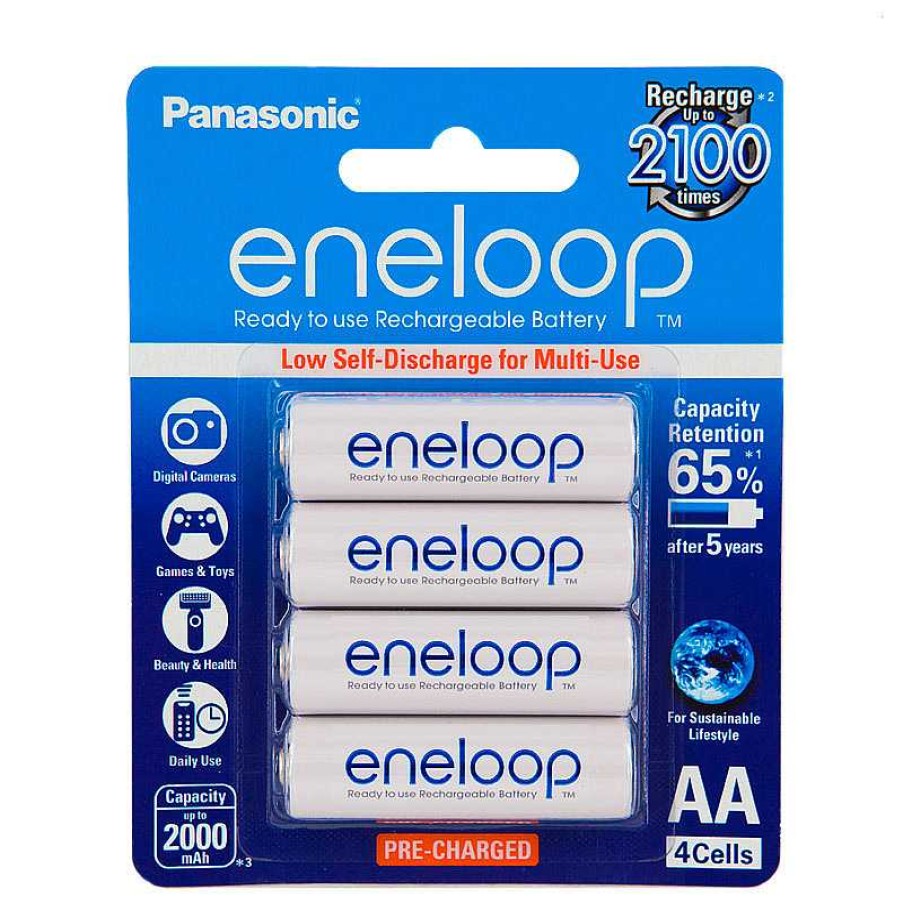 Panasonic Panasonic Eneloop 4X Aa Rechargeable Batteries Camera Batteries