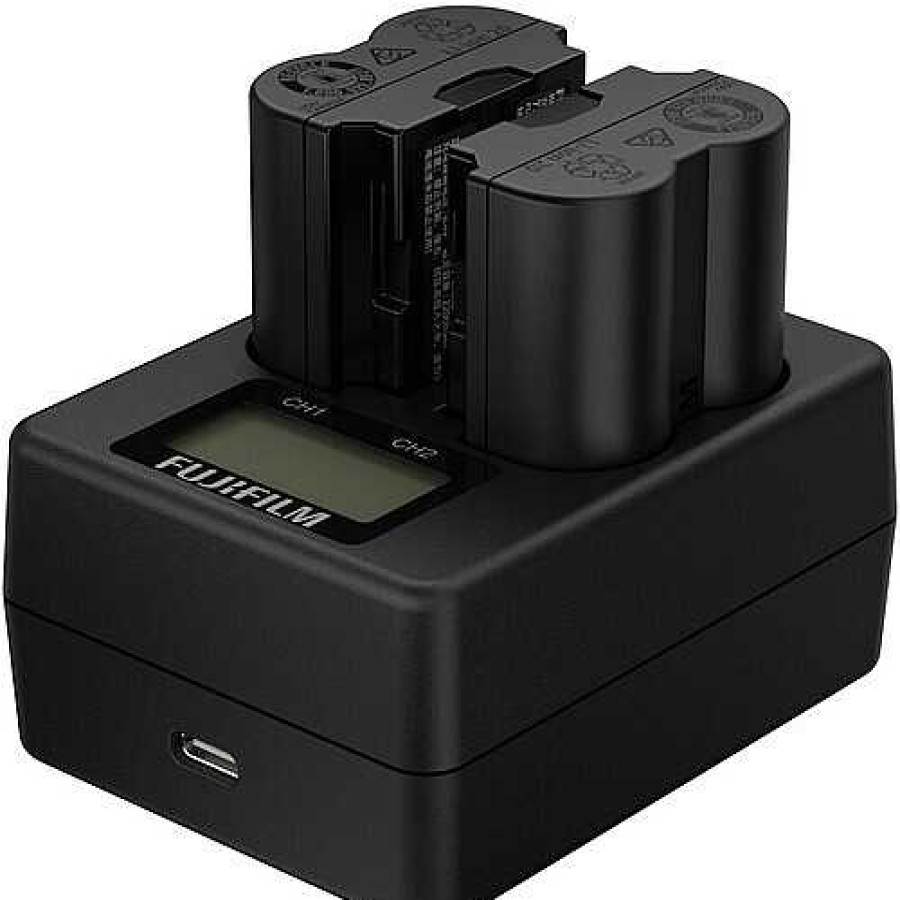 Fujifilm Fujifilm Bc-W235 Dual Battery Charger For Np-W235 Batteries Battery Chargers & Plates