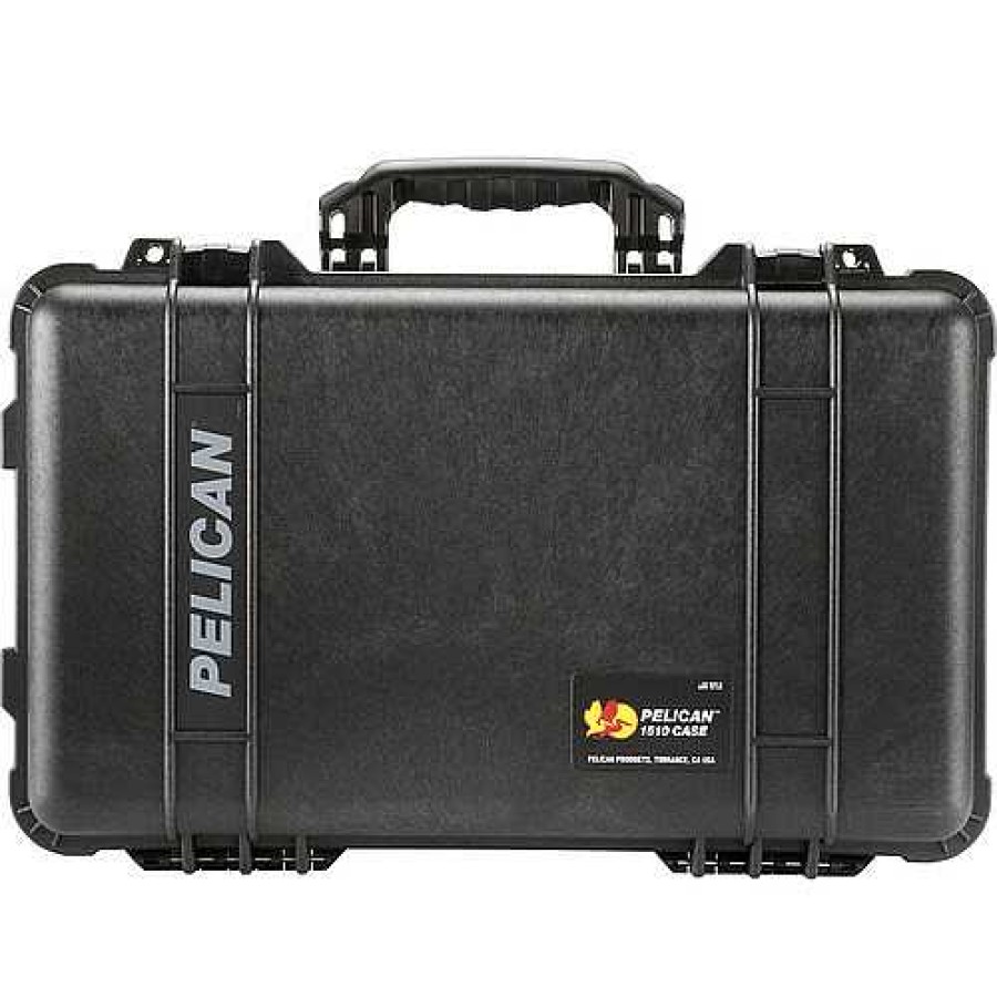 Pelican Pelican 1510Sc Studio Case With Lid Organizer And Yellow Divider Set - Black Hard Cases