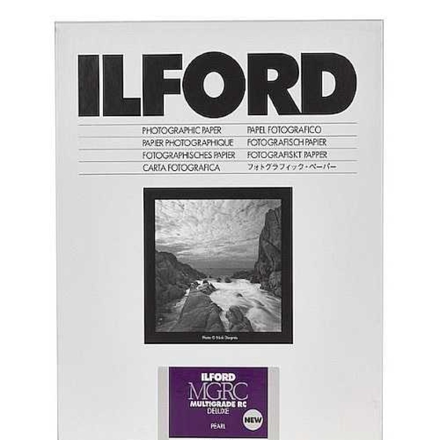 Ilford Ilford Multigrade Rc Deluxe Mgrcdl44M Black & White Variable Contrast Paper Pearl - 3.5X5.5 Inch - 100 Sheets Darkroom