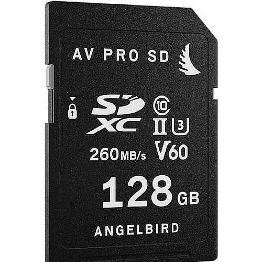 Angelbird Angelbird Av Pro 128Gb Sdxc Uhs-Ii 260Mb/S Memory Card - V60 Sd Memory Cards