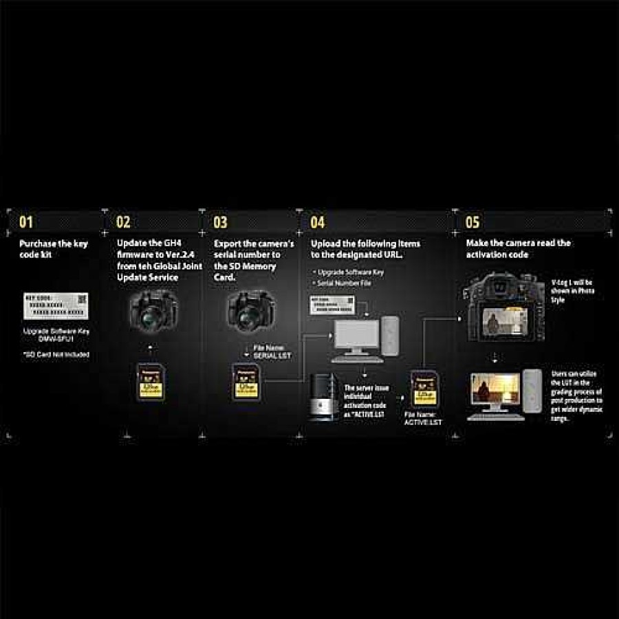 Panasonic Panasonic Lumix Gh4/Gh5/Fz2500 Vlog Firmware Update - Dmw-Sfu1 Software & Hardware