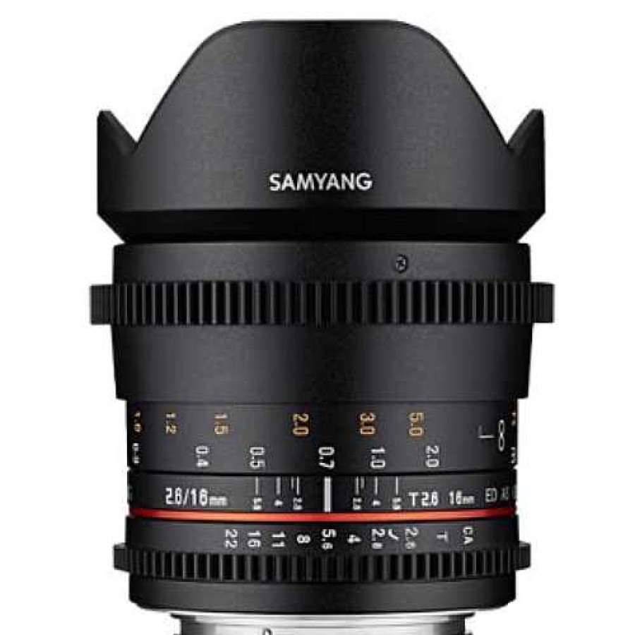 Samyang Samyang 16Mm T2.6 Vdslr Umc Ii Cinema Lens For Sony Fe Sony Fe-Mount