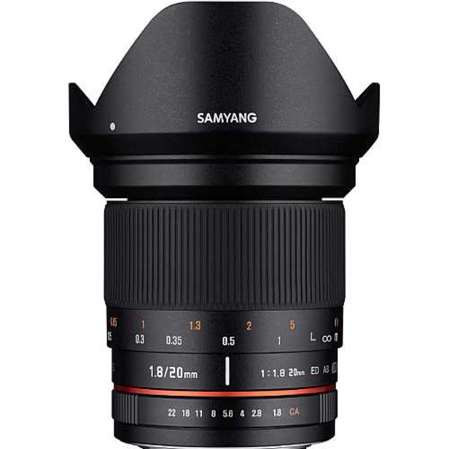 Samyang Samyang 20Mm F/1.8 Umc Ii Lens For Fujifilm X Fujifilm X-Mount