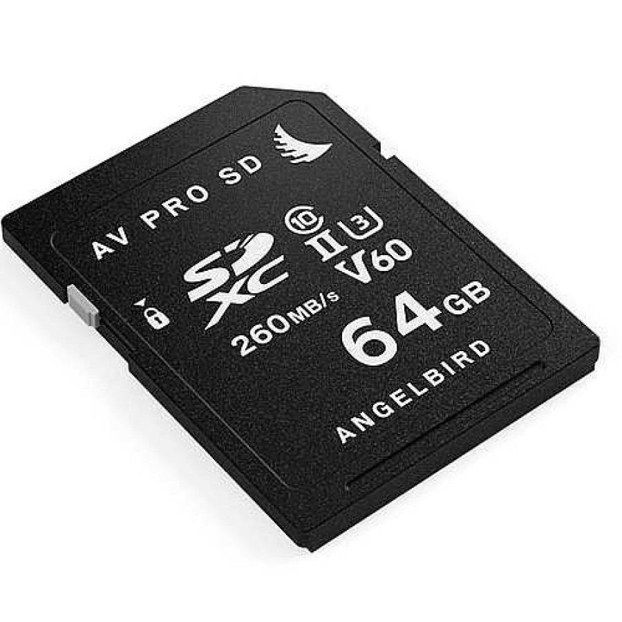 Angelbird Angelbird Av Pro 64Gb Sdxc Uhs-Ii 260Mb/S Memory Card - V60 Sd Memory Cards