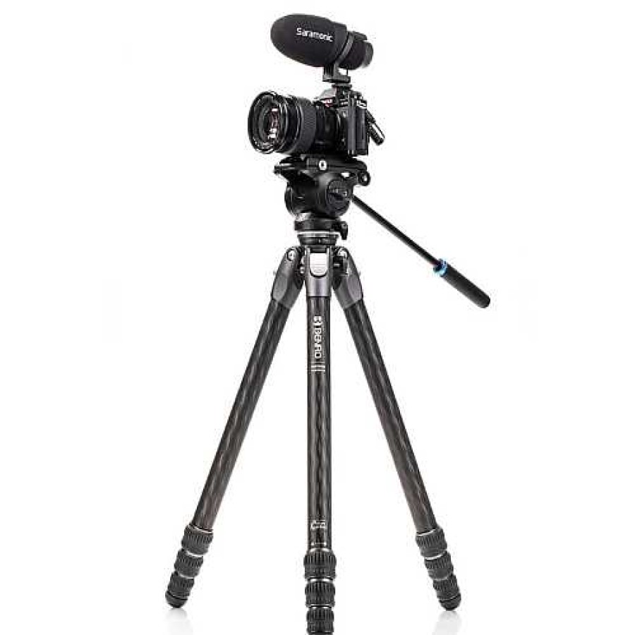 Benro Benro Tortoise 34Clv With S6Pro Head, Carbon Fibre, Video Tripod Kit Video Tripods