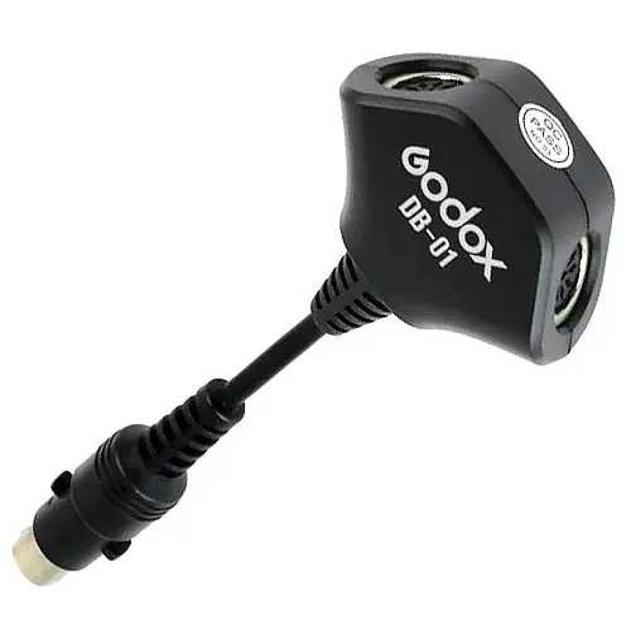 Godox Godox 1 To 2 Y Adapter Db-01 For 2 X Speedlights Lighting Power Accessories