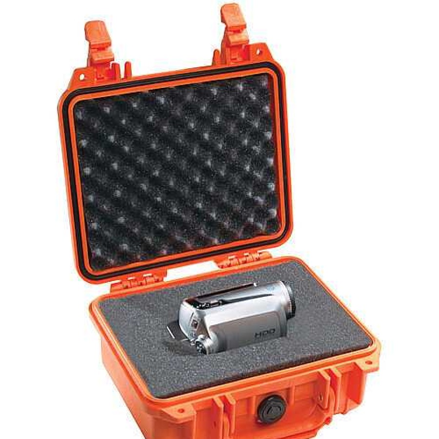 Pelican Pelican 1200 Camera Case With Foam - Orange Hard Cases