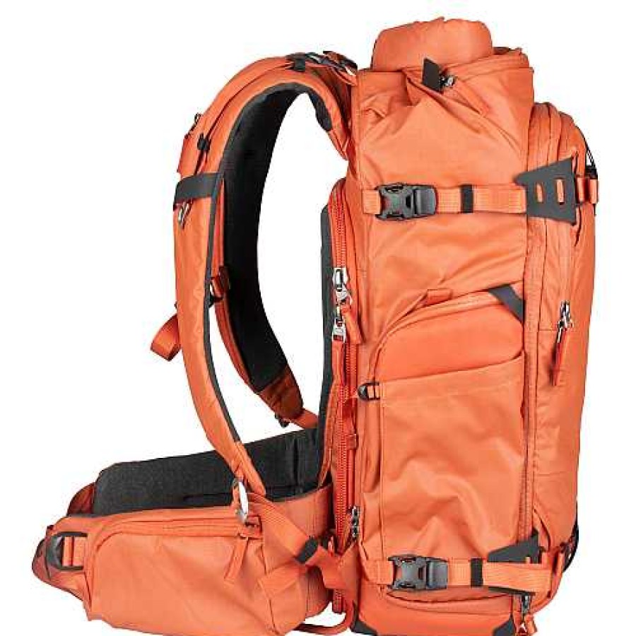 Summit Creative Summit Creative Tenzing 40L Large Roll Top Camera Backpack - Orange Backpacks