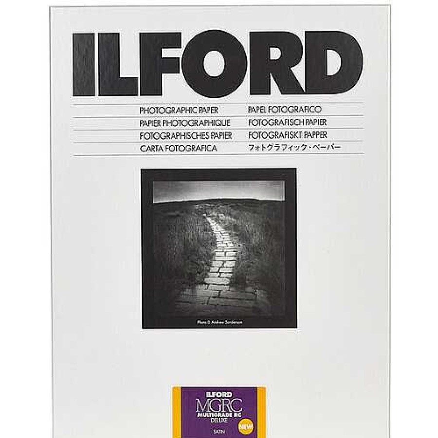 Ilford Ilford Multigrade Rc Deluxe Satin Paper - Mgrcdl25M - 8X10" - 250 Sheets Darkroom