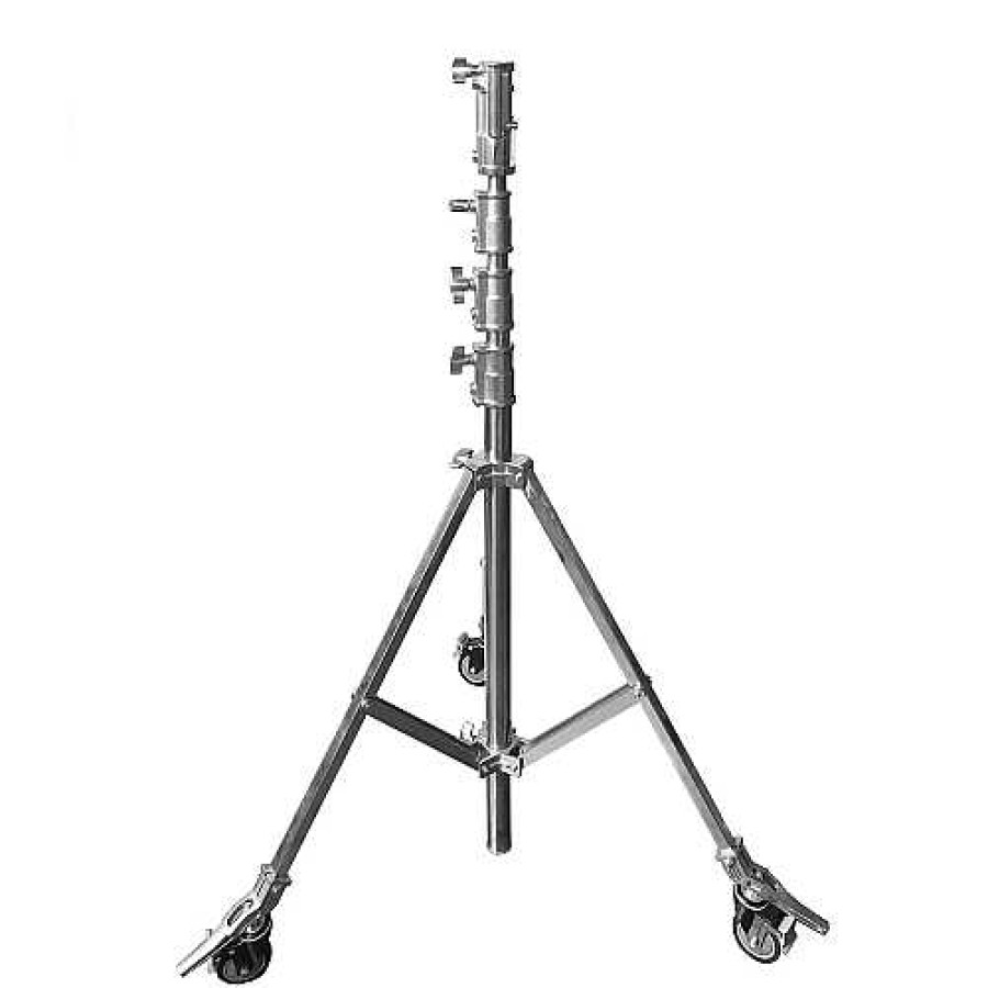 Xlite Xlite 4.2M Hd Stainless Steel Light Stand With Wheels Light Stands, Backgrounds & Mounting