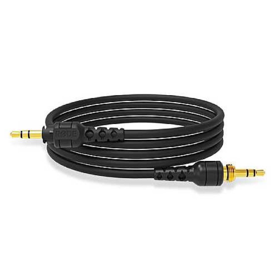 Rode Rode 1.2M Black Headphone Cable - 3.5Mm Connection With 1/4" Adaptor Audio Cables & Adapters