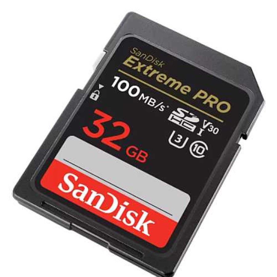 SanDisk Sandisk Extreme Pro 32Gb Sdhc Uhs-I 100Mb/S Memory Card - V30 Sd Memory Cards