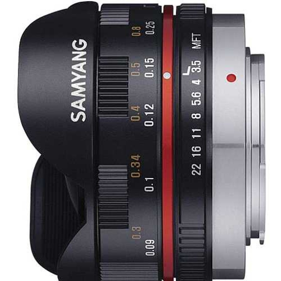 Samyang Samyang 7.5Mm F/3.5 Fisheye Umc Ii Lens For Mft - Black Micro Four Thirds Mount