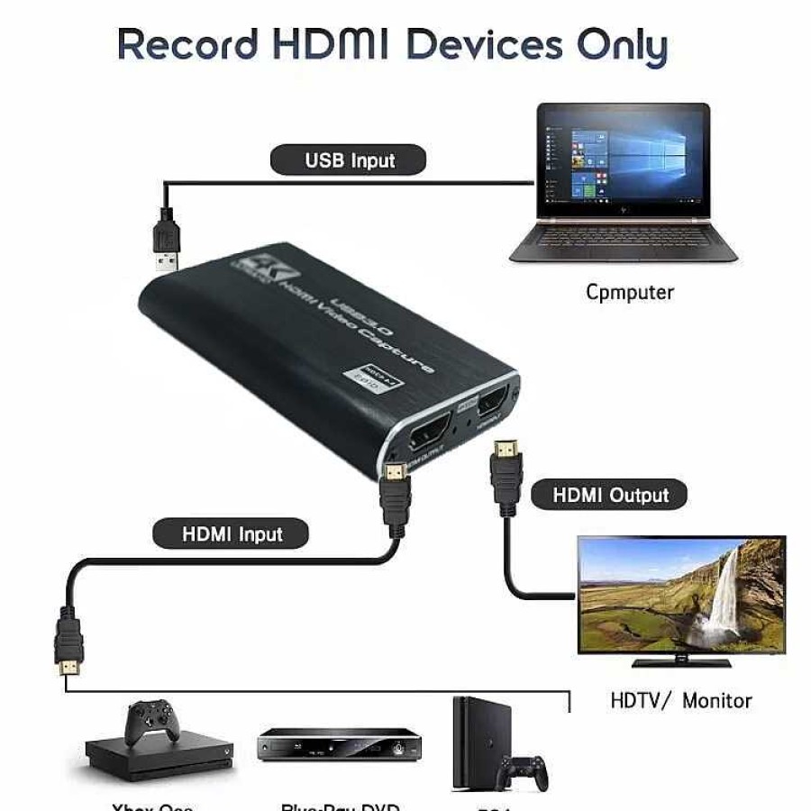 Generic Hdmi To Usb 3.0 4K Capture Device Streaming & Capture Devices