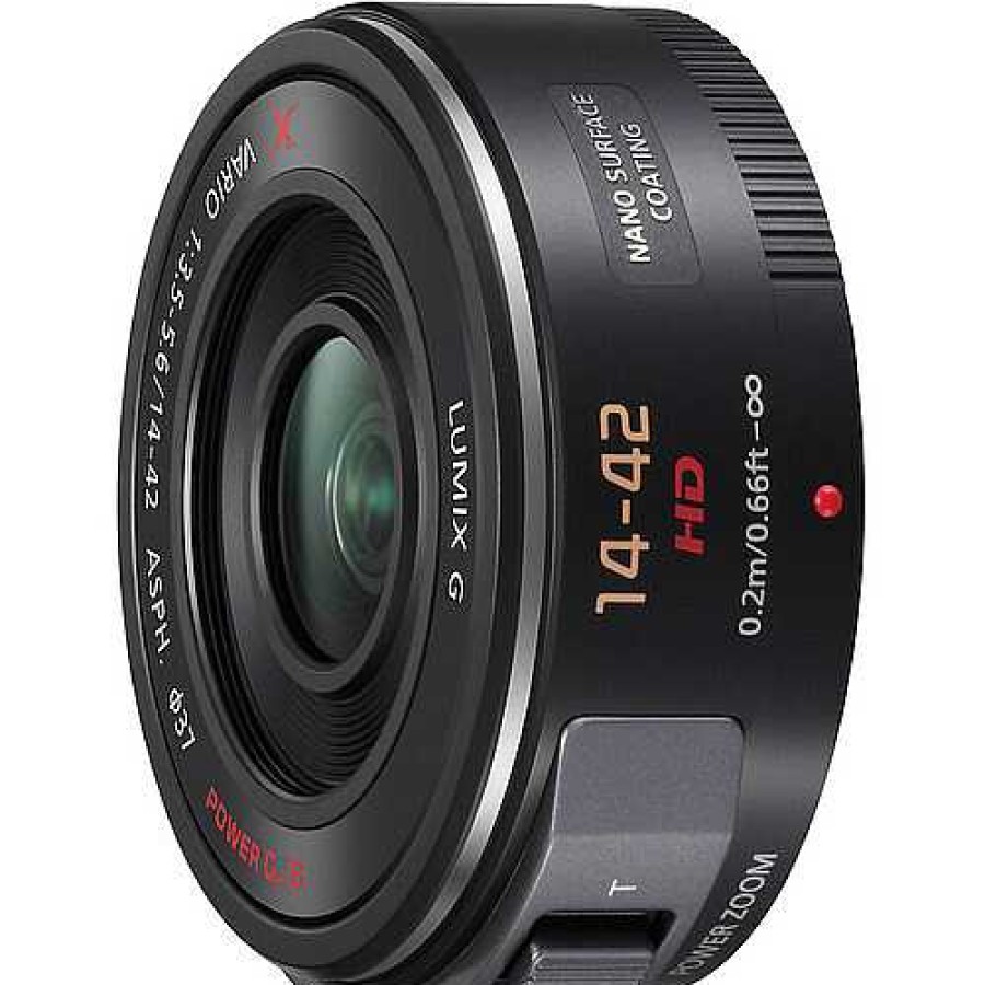 Panasonic Panasonic Lumix G 14-42Mm F/3.5-5.6 Asph Power Ois Lens - Black Micro Four Thirds Mount