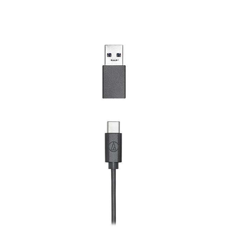 audio-technica Audio-Technica 3.5Mm Jack To Usb-C & Usb-A Adapter (Atr2X-Usb) Audio Cables & Adapters