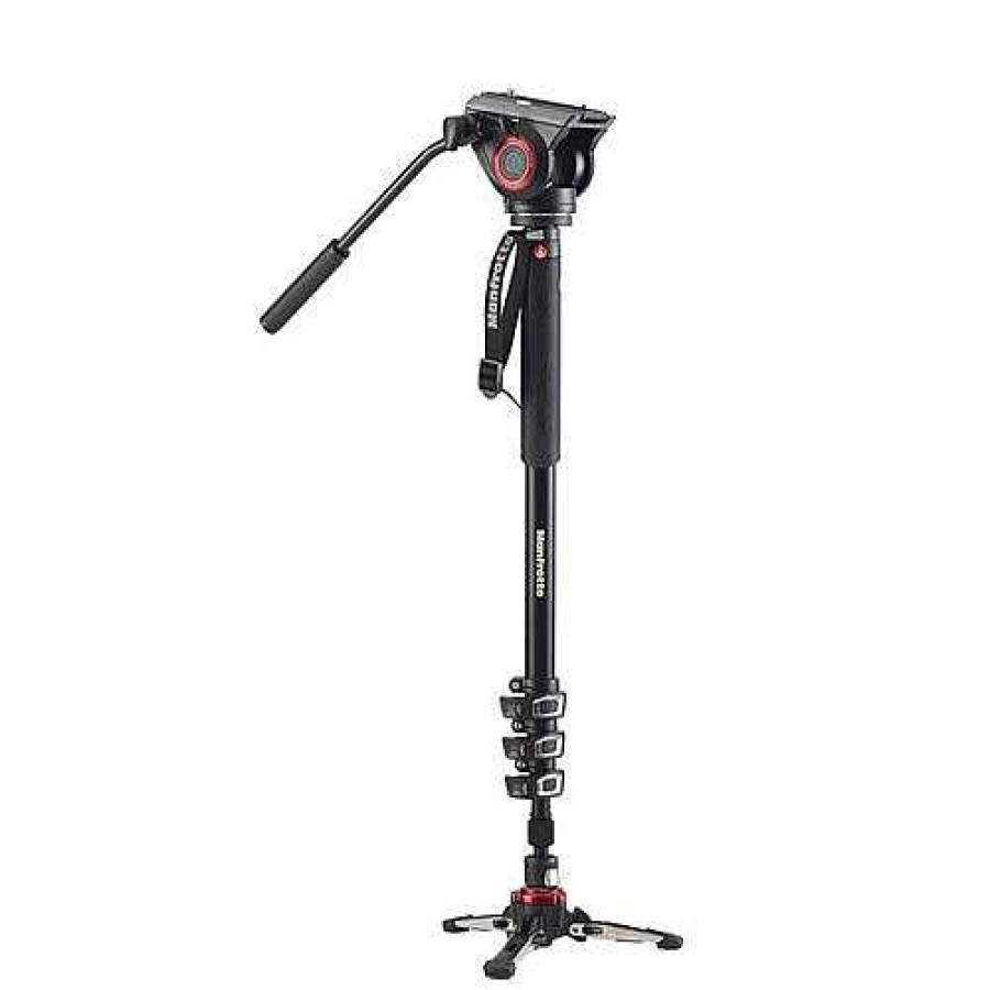 Manfrotto Manfrotto Xpro 4-Section Aluminium Monopod With Fluid Head & Fluidtech Base Monopods