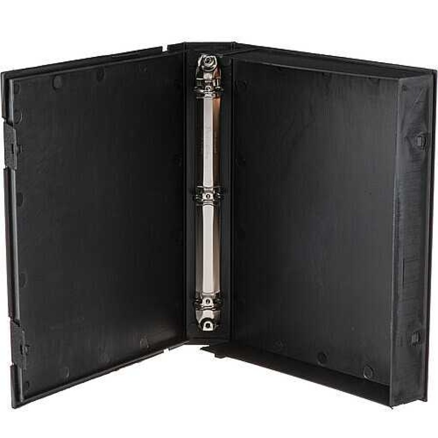 Vue-All Vue-All Archival Safe Black T-Binder With 1" O-Ring Presentation & Archiving