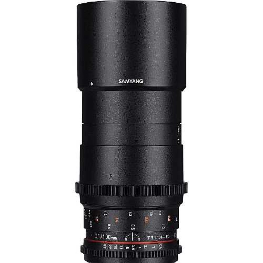 Samyang Samyang 100Mm T3.1 Macro Vdslr Umc Ii Cinema Lens For Canon Ef Canon Eos Ef Mount