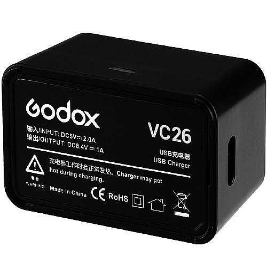 Godox Godox Vc26 Usb-C Charger For V1 Lighting Power Accessories