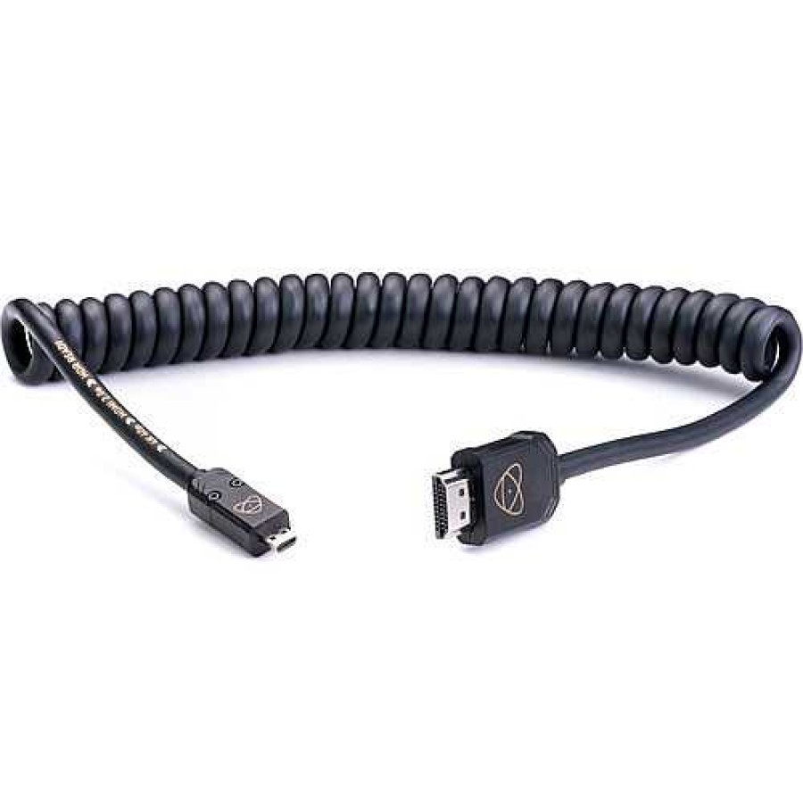 Atomos Atomos Atomflex Micro Hdmi To Hdmi Coiled Cable 40Cm-80Cm Video Monitors & Accessories